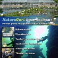 Der einmalige NaturaGart Unterwasserpark bietet ein unvergessliches Taucherlebnis