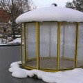 Nicht abräumen: Die Schneedecke schützt vor Frost