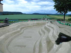Schwimmteich-Panzerung