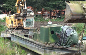 Letzte Fahrt eines Schleppkahns