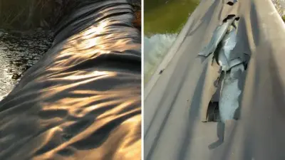 Teichsanierung 1: Teichfolie