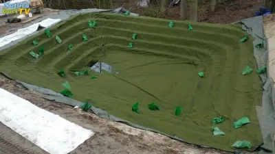 Einbau der Verbundmatte