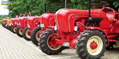 Alte Porsche-Schlepper bei NaturaGart