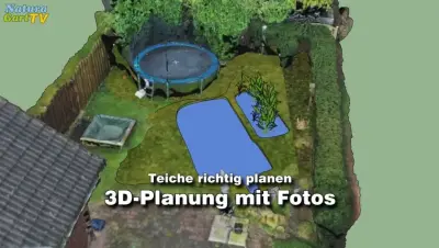 3D-Teichplanung mit Fotos