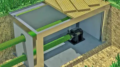 Pumpenschacht, extern