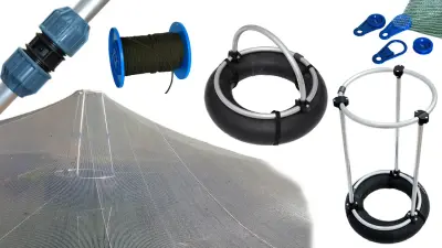 Netze, Stützen, Einzelteile