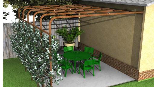 Pergola und Sitzplatz-Ideen