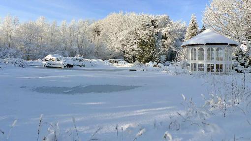 Teiche im Winter