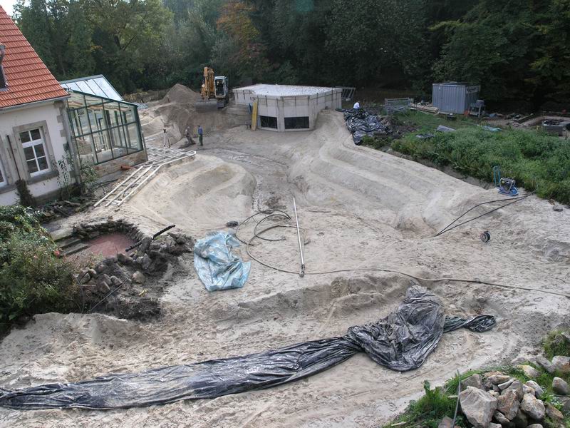 Schwimmteich-Großanlage