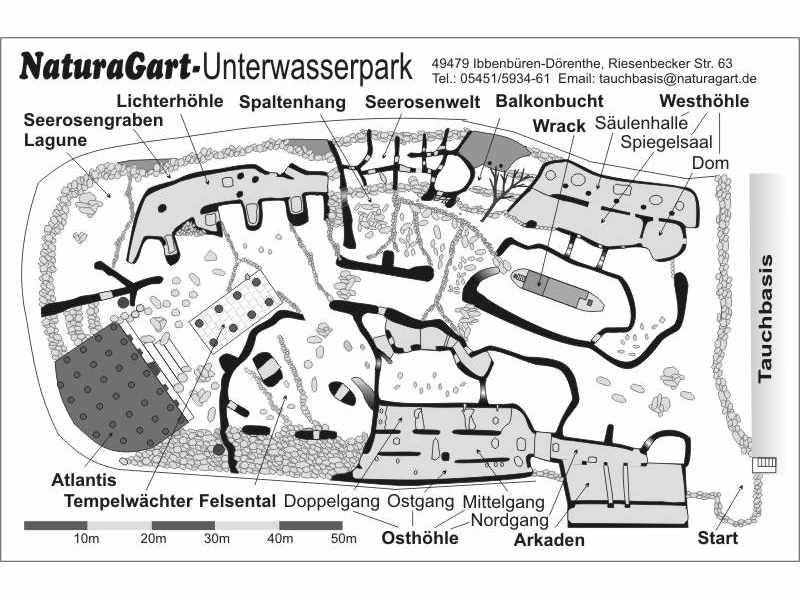 Neue Tauchpark-Karten
