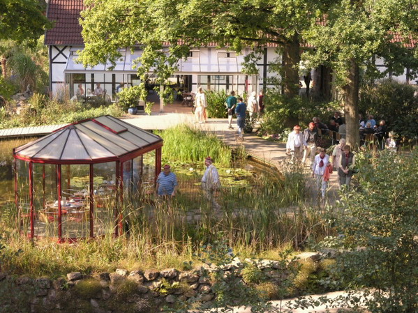 Café Seerose im NaturaGart Park