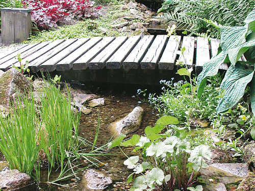 Der selbst gebaute Gartenteich