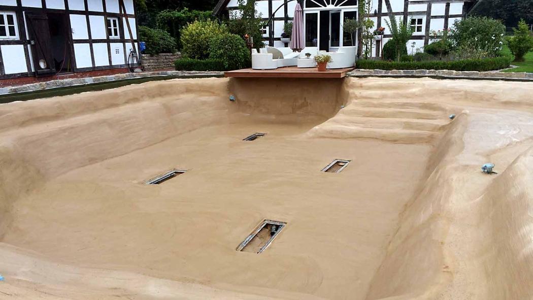 Folienabdichtung für Schwimmteiche und Pools