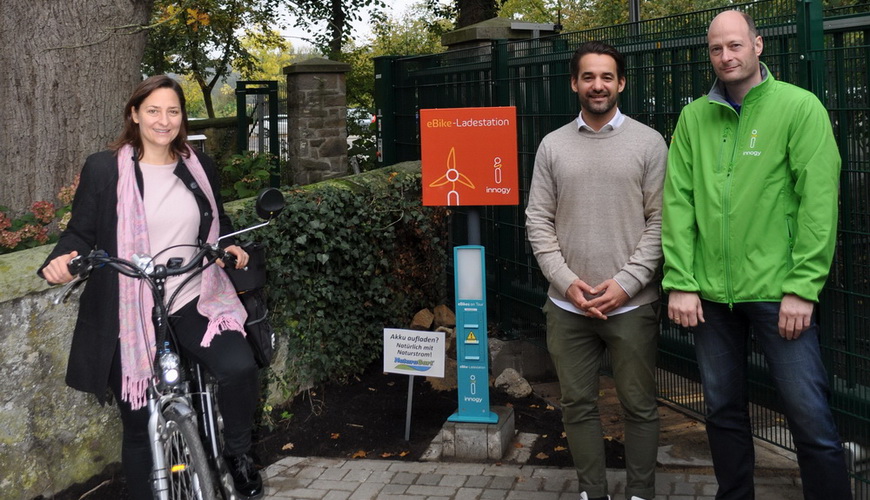 Neue E-Bike Ladestationen bei NaturaGart in Ibbenbüren