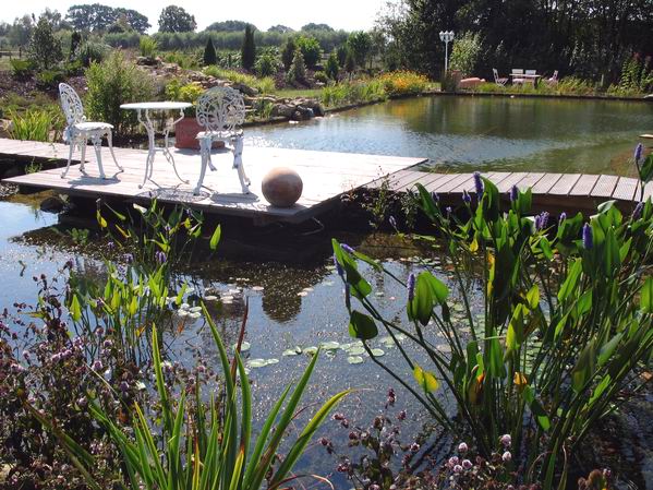 Gartenteich, Schwimmteich oder Fischteich - Abdichtungs-Konzept und Teichufergestaltung