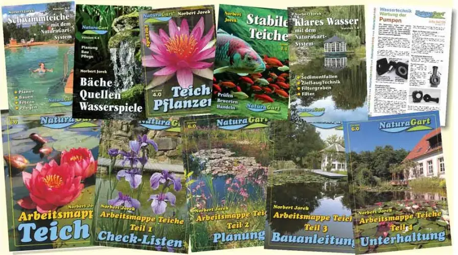 Bücher & Anleitungen - Fachwissen rund um Teiche, Wasserpflanzen & Natur verschenken
