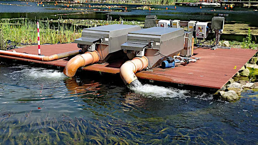 Trommelfilter und Sandfilter