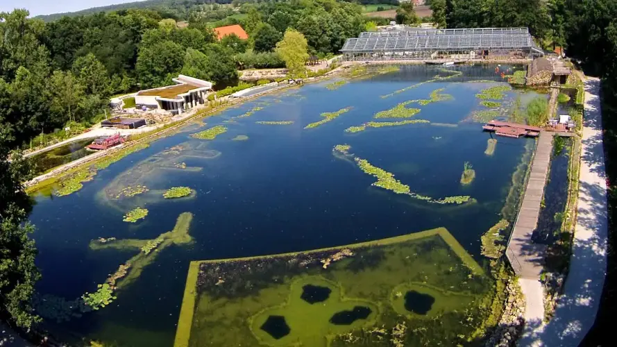 Abdichtung großer Wasserspeicherbecken  mit dem NaturaGart-System