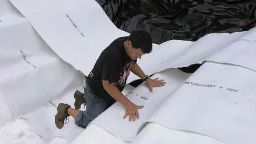 Vlies verlegen - Bild 5