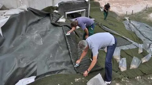 Einbau der Verbundmatte - Bild 2