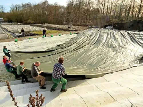 Große Teiche können wir vor Ort verschweißen