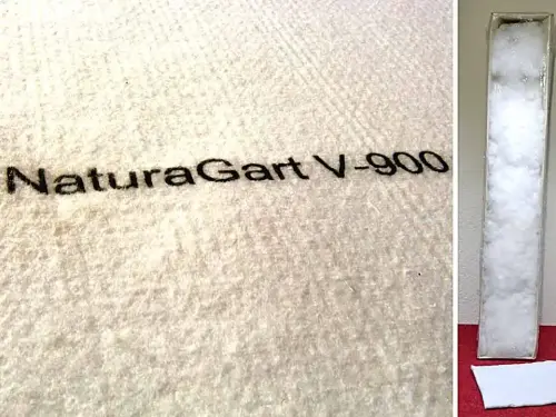 Festes NaturaGart-Vlies900: 500 km Fasern pro m²