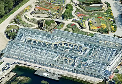 Urlaubswelt unter Glas