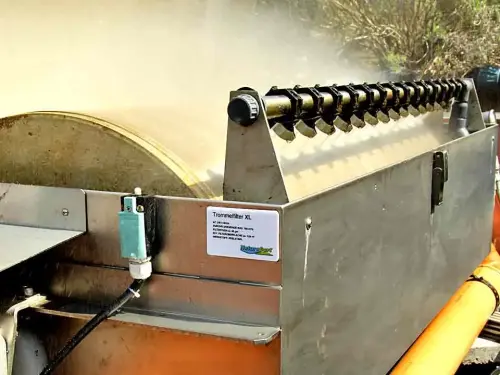 Trommelfilter: Ideal bei viel Wasser mit grobem Schmutz