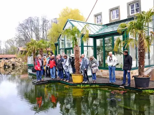 Es gibt die Parkteiche in unterschiedlichen Größenklassen