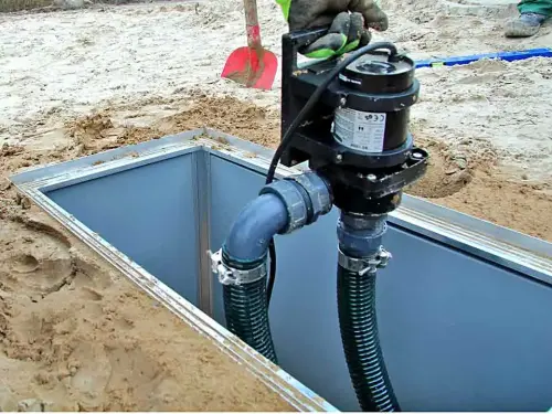Externe Pumpenschächte für stärkere 230-Volt-Pumpen