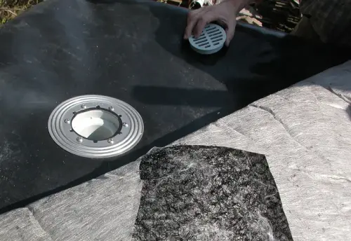 Innen liegende Entwässerung