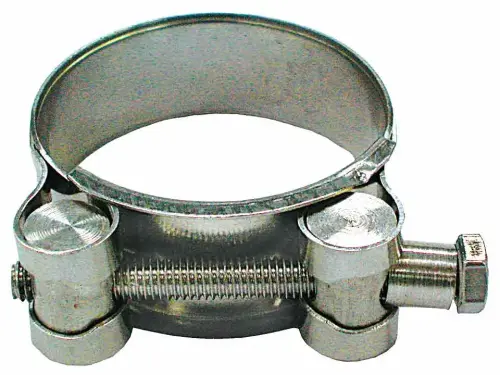 Für die dicken Leitungen braucht man robuste Spannbacken-Schellen