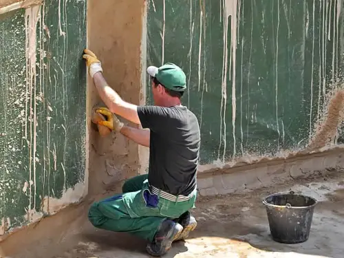 Ideales Umfeld: Teichfolie mit Teichbau-Mörtel panzern