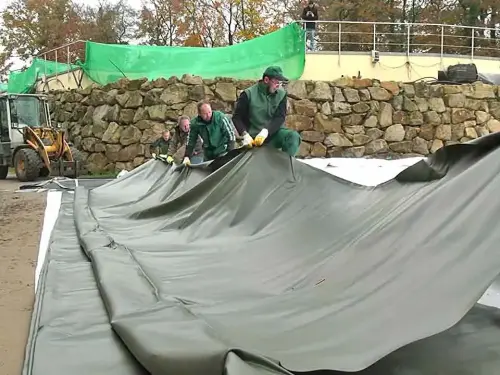 Die Zick-Zack-Lagen wickeln sich leicht ab