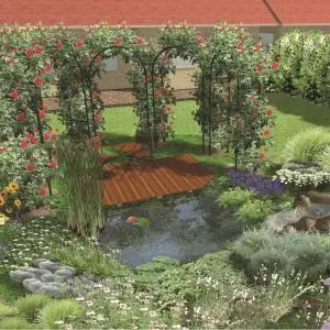 Steg am Teich oder als Terrasse