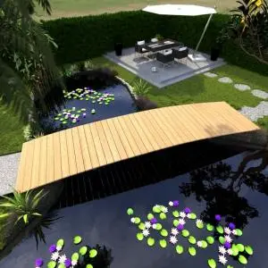 Garten- und Teichbrücken