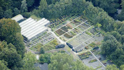 Luftbild der Gärtnerei - Bild 1