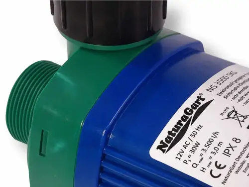 NaturaGart-Teichpumpen mit Sicherheits-Kleinspannung für Einbau im Teich
