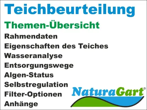 Teichzustand beurteilen