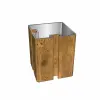 Artikelbild 1 des Artikels “Aluprofil 50 x 50 mm, 2-Nut Eiche Dekor | 75 cm“