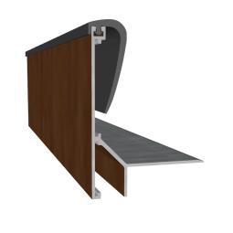 Dachrandprofil DecoGard, Aluminium Decoral pulverbeschichtet 