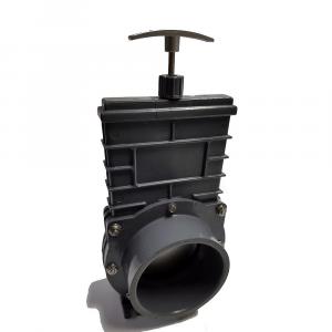 Zugschieber 110mm PVC/Edelstahl 