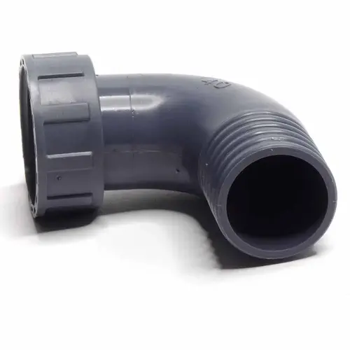 Anschluss 90°, 40 mm Schlauch - 1,5" IG