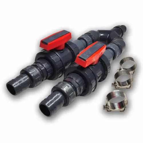 Artikelbild des Artikels “Y-Verteiler Pro 40-40-40 Kugelhähne parallel “