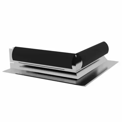 Artikelbild des Artikels “Dachrand-Ecke aus Aluminium, 30 cm, Innenecke inkl. Gummilippe & Fugenblechen “