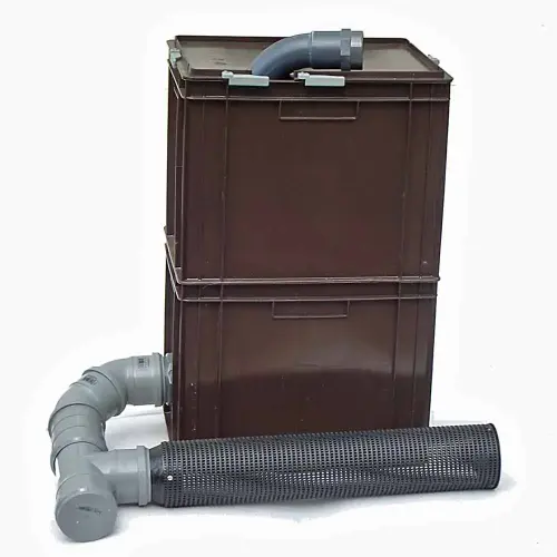 Pumpenschacht, Pi 62 Basis mit Vorfilter, 50 fein