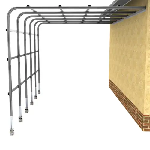 Artikelbild des Artikels “Pergola 4 x 3 m 90°, Alu blank “