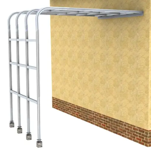 Artikelbild des Artikels “Anlehn-Rosenbogen 90° AB-4-170, Alu blank “