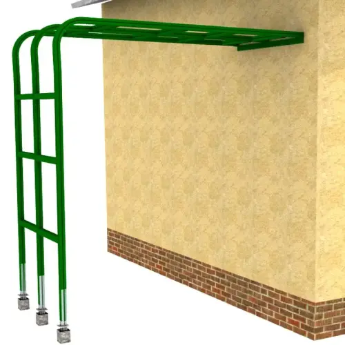 Artikelbild des Artikels “Anlehn-Rosenbogen 90° AB-2-115, pulverbeschichtet “