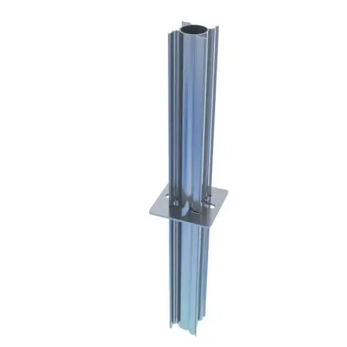 Aluprofil Aufstell-Hilfe mit Fussplatte